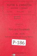 Potter & Johnston-Potter Johnston 6A, Model 2, Automatic Chucking & Turning Parts Equipment Manual-6A-No. 2-04